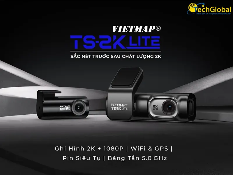 Camera hành trình trước sau Vietmap model TS‑2K Lite