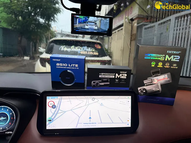 Camera ghi hình hình trước - sau Vietmap