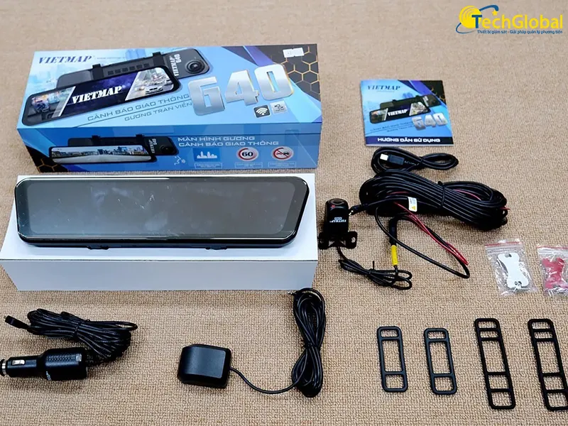 Camera hành trình trên gương chiếu hậu Vietmap G40