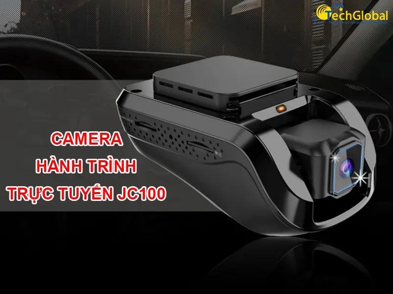 Camera hành trình quay trước và trong JC100