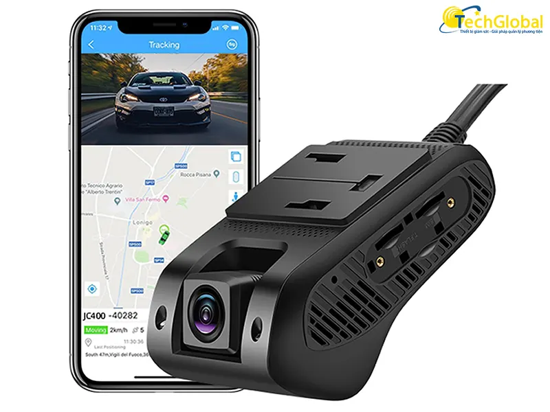 Camera hành trình quay trước và trong xe JC400P