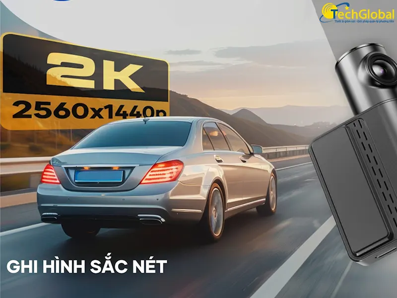 Camera hành trình xe hơi Vietmap L110 ghi hình 2K sắc nét