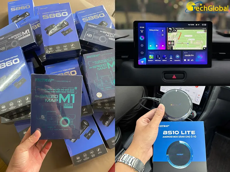 Camera hành trình Vietmap và nhiều phụ kiện độ xe hơi