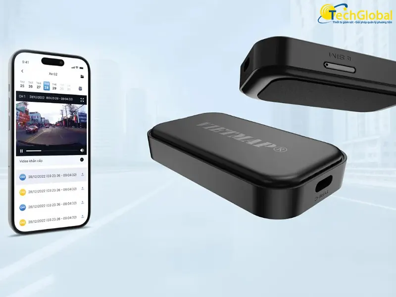 Module 4G trên camera hành trình Vietmap M2