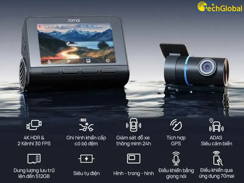 Camera hành trình xe hơi 70mai A800SE