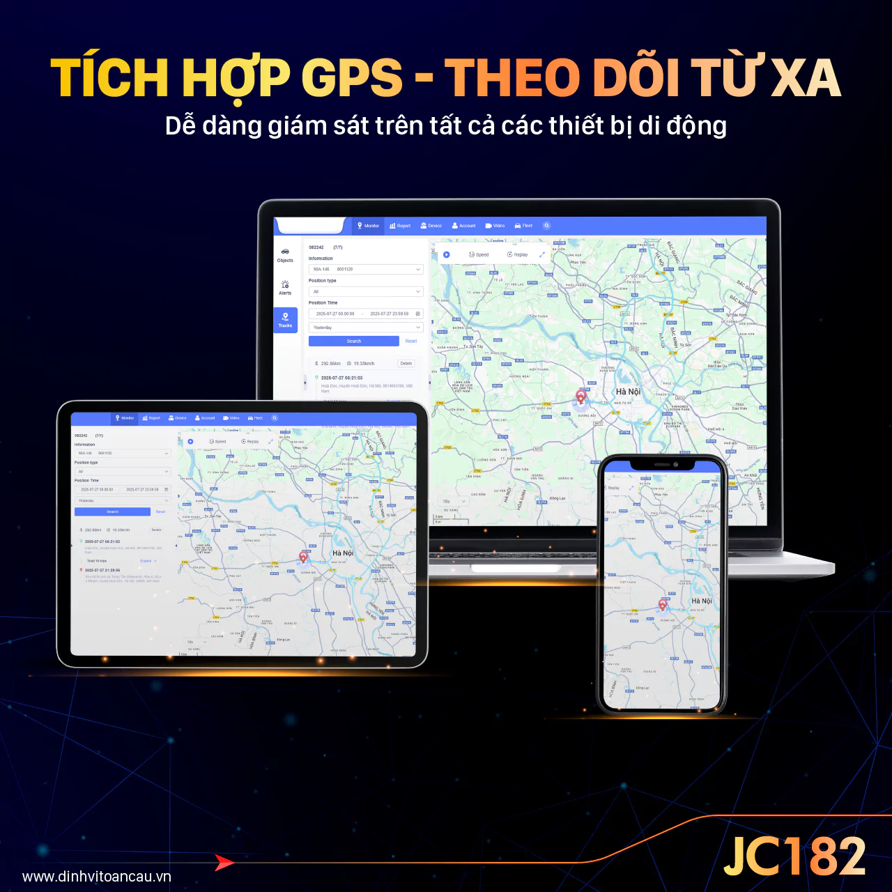JC182 hỗ trợ xem trên đa nền tảng