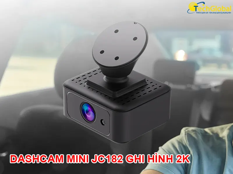 Dashcam mini JC182 ghi hình 2K