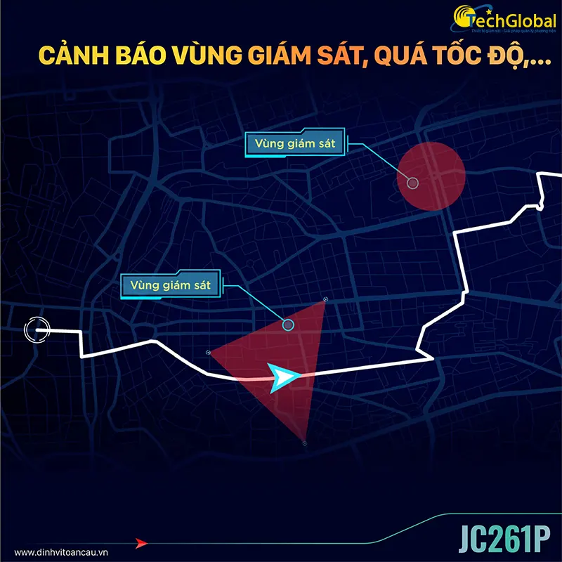 Hệ thống cảnh báo thông minh trên camera JC261p