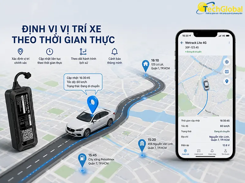 Chức năng của định vị xe ô tô