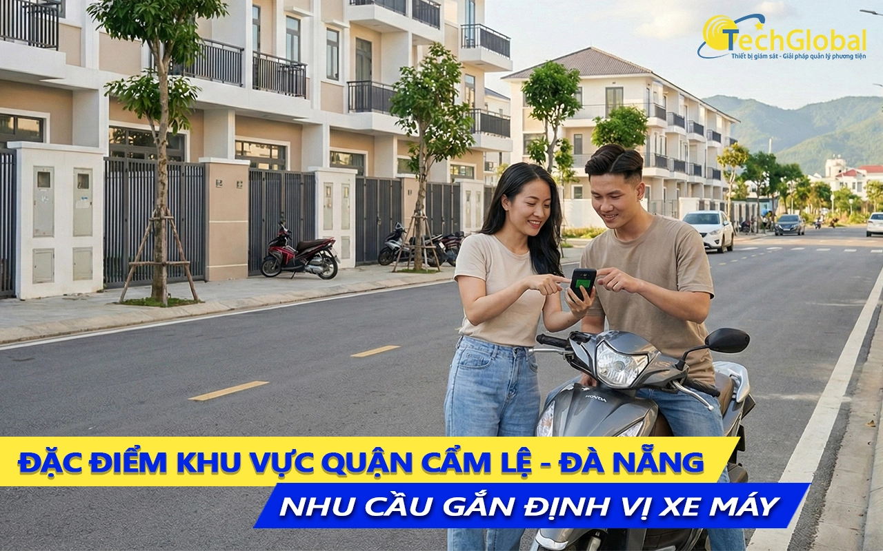 đặc thù khu vực quận cẩm lệ và nhu cầu gắn định vị xe máy