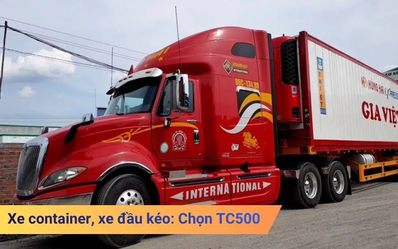Giải pháp cho xe container xe đầu kéo