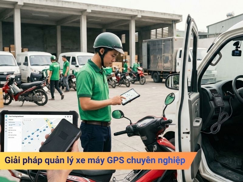 Giải pháp quản lý xe máy GPS chuyên nghiệp