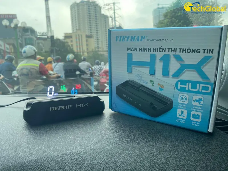 HUD hiển thị kính lái giá rẻ Vietmap H1X