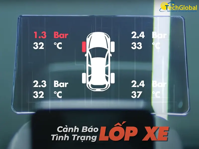 Vietmap H1AS tích hợp cảm biến áp suất lốp