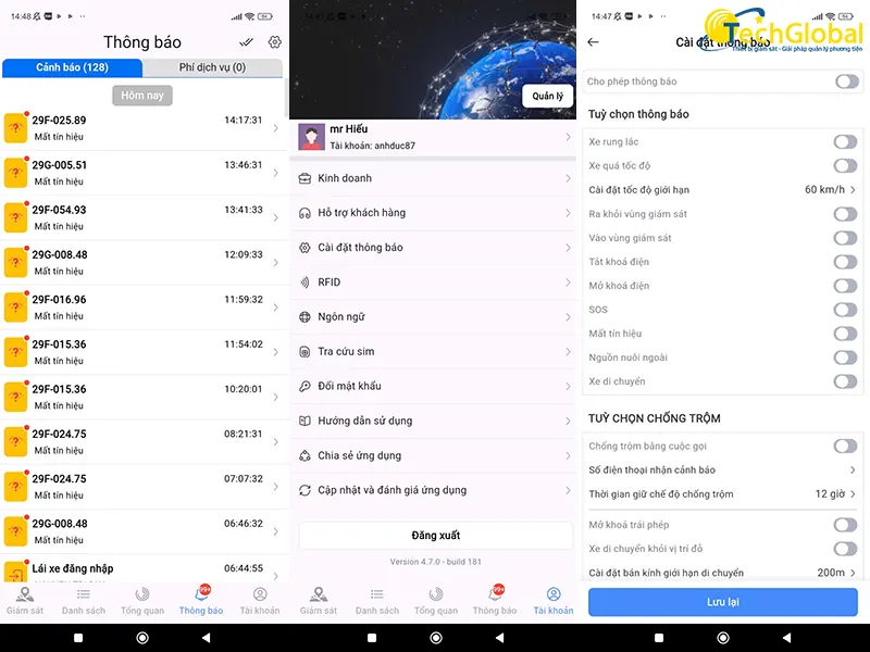 Hướng dẫn sử dụng phần mềm theo dõi định vị ô tô trên điện thoại