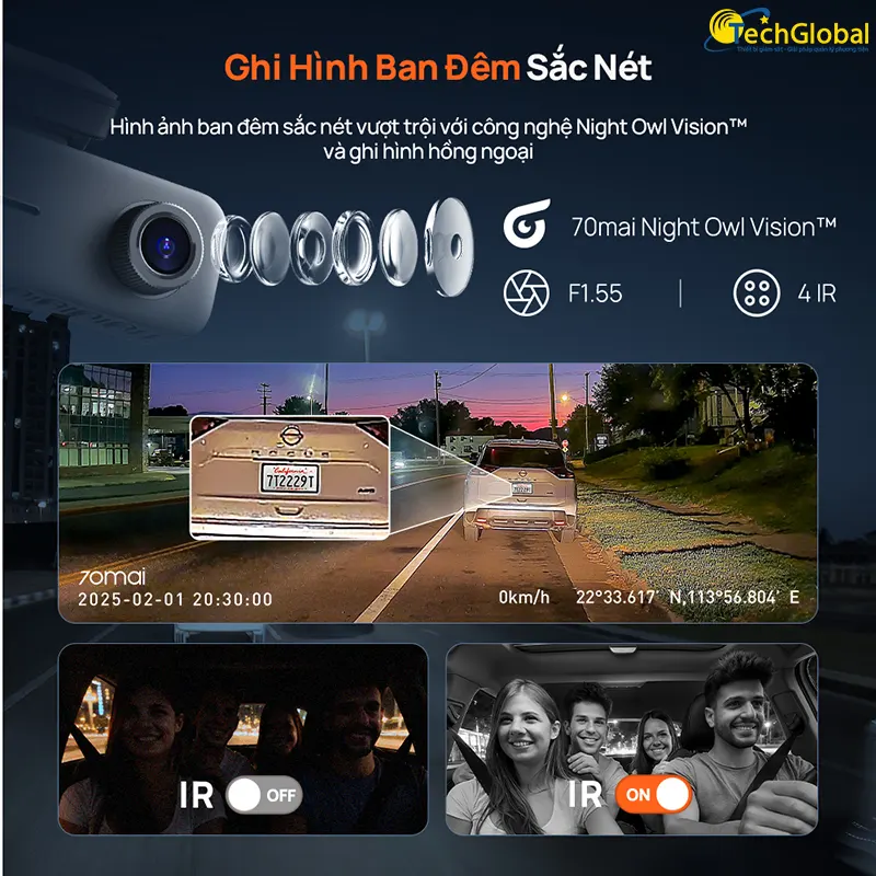 Chất lượng ghi hình ban đêm trên model T400