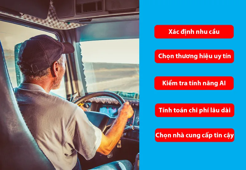 Cách chọn camera giám sát hành trình AI hợp chuẩn