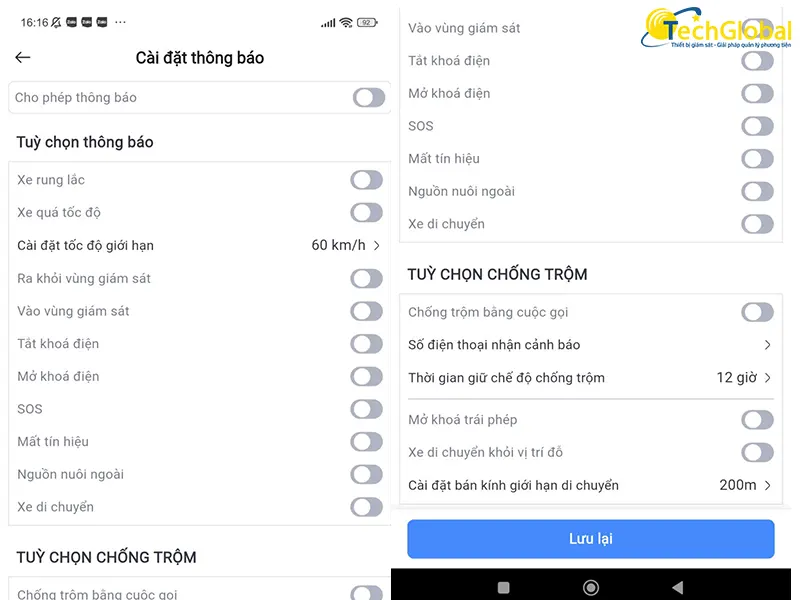 Các tính năng cảnh báo trên định vị ô tô bạn nên quan tâm