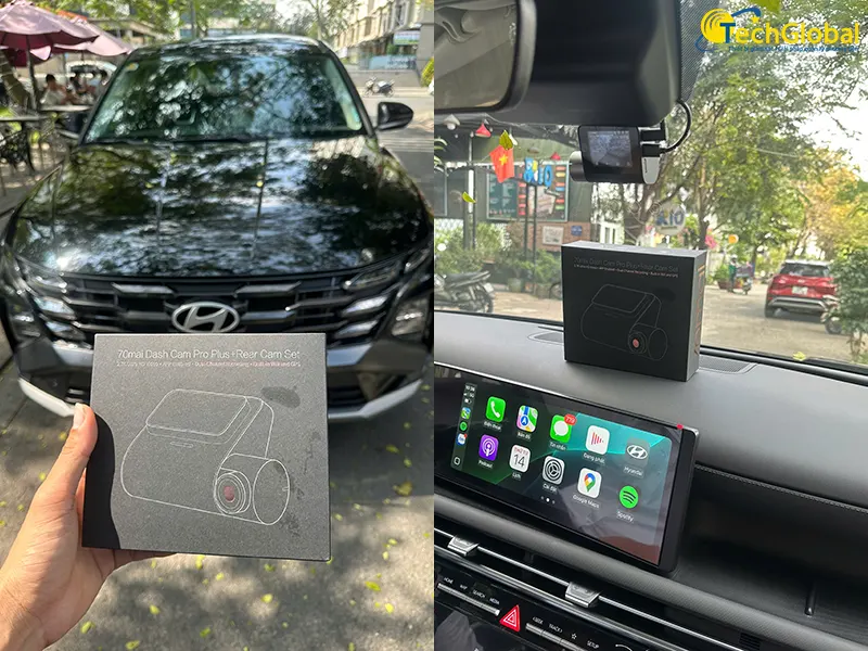 Lắp camera Xiaomi 70mai A500S cho Huyndai Tucson