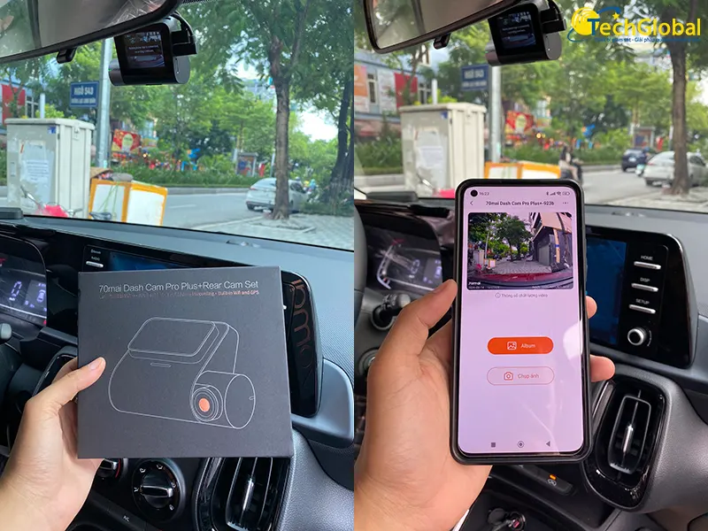 Lắp camera 70mai A500S cho xe Mazda