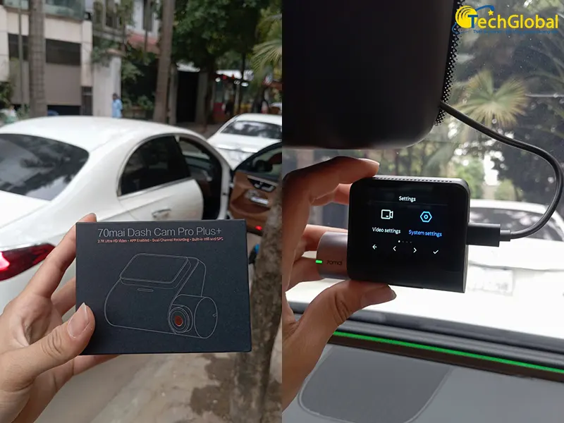 Kỹ thuật TechGlobal lắp model 70mai A500S cho xe MEC E200