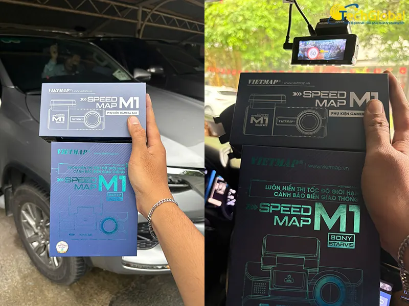 Lắp Vietmap M1 cho xe Fortuner