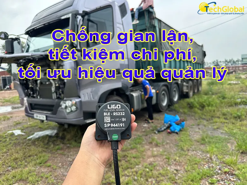Lợi ích lắp thiết bị cảm biến nhiên liệu Ligo