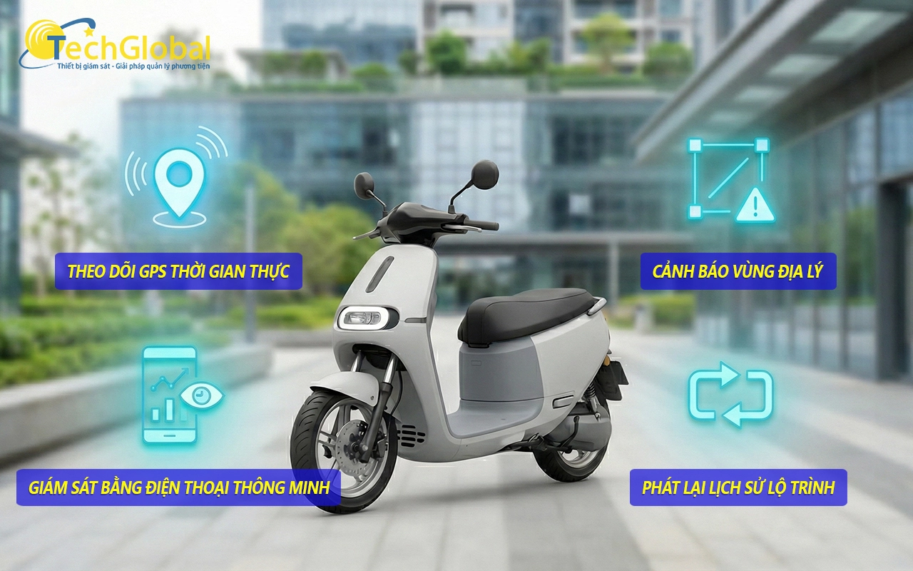 thiết bị định vị hoạt động như thế nào trên xe điện