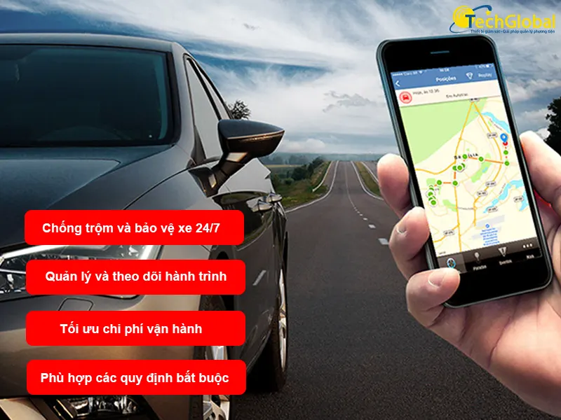 Lợi ích thiết thực khi lắp đặt thiết bị định vị ô tô