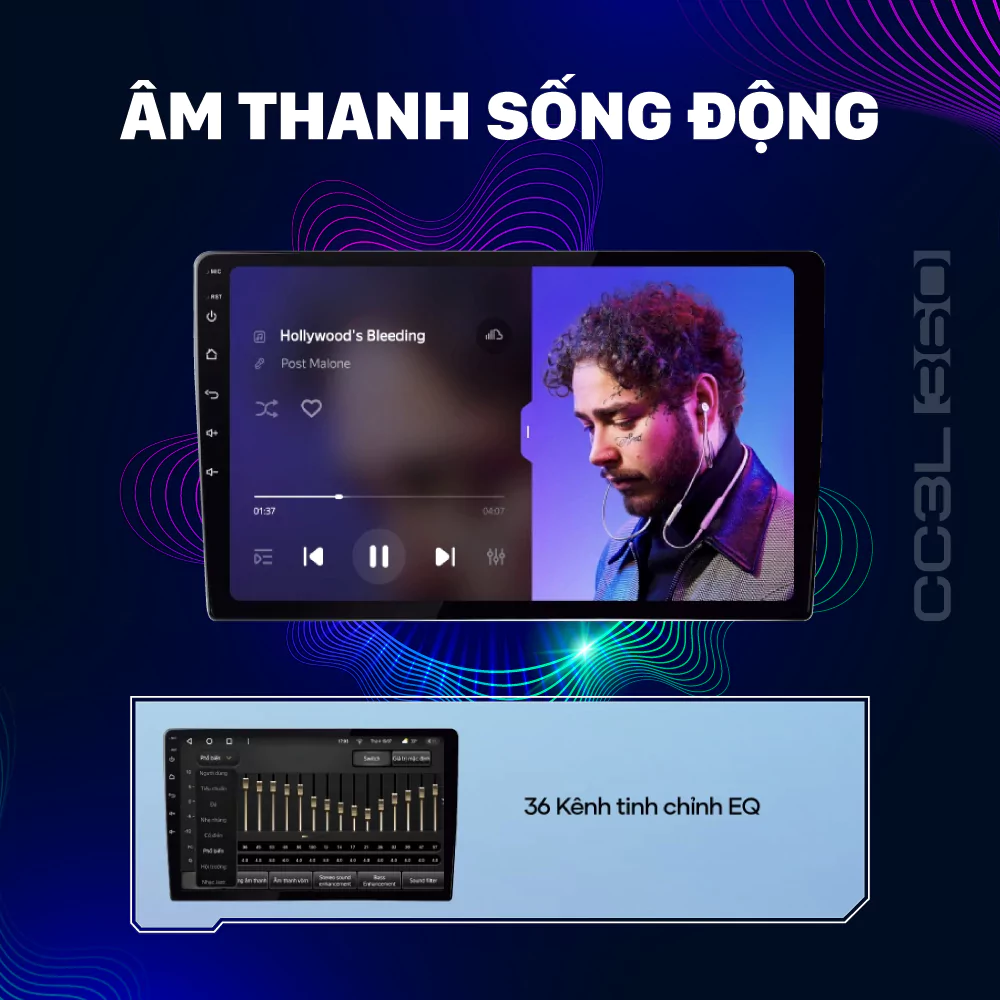Màn Hình Android Teyes CC3L 360 Với Âm Thanh Vòng Sống Động