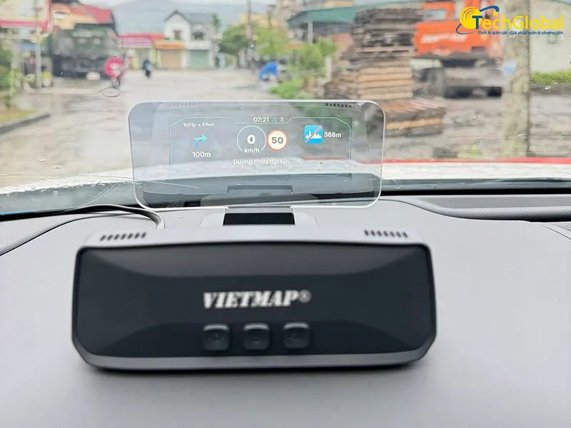 HUD Vietmap H50 hiển thị thông tin thông minh