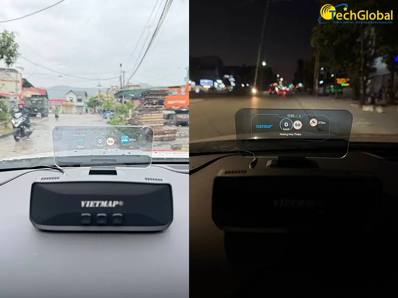 Giới thiệu tổng quan về màn hình hiển thị HUD Vietmap H50