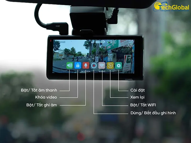 Màn hình hiển thị của Vietmap M2