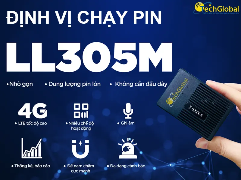 Định vị GPS chạy pin LL305M