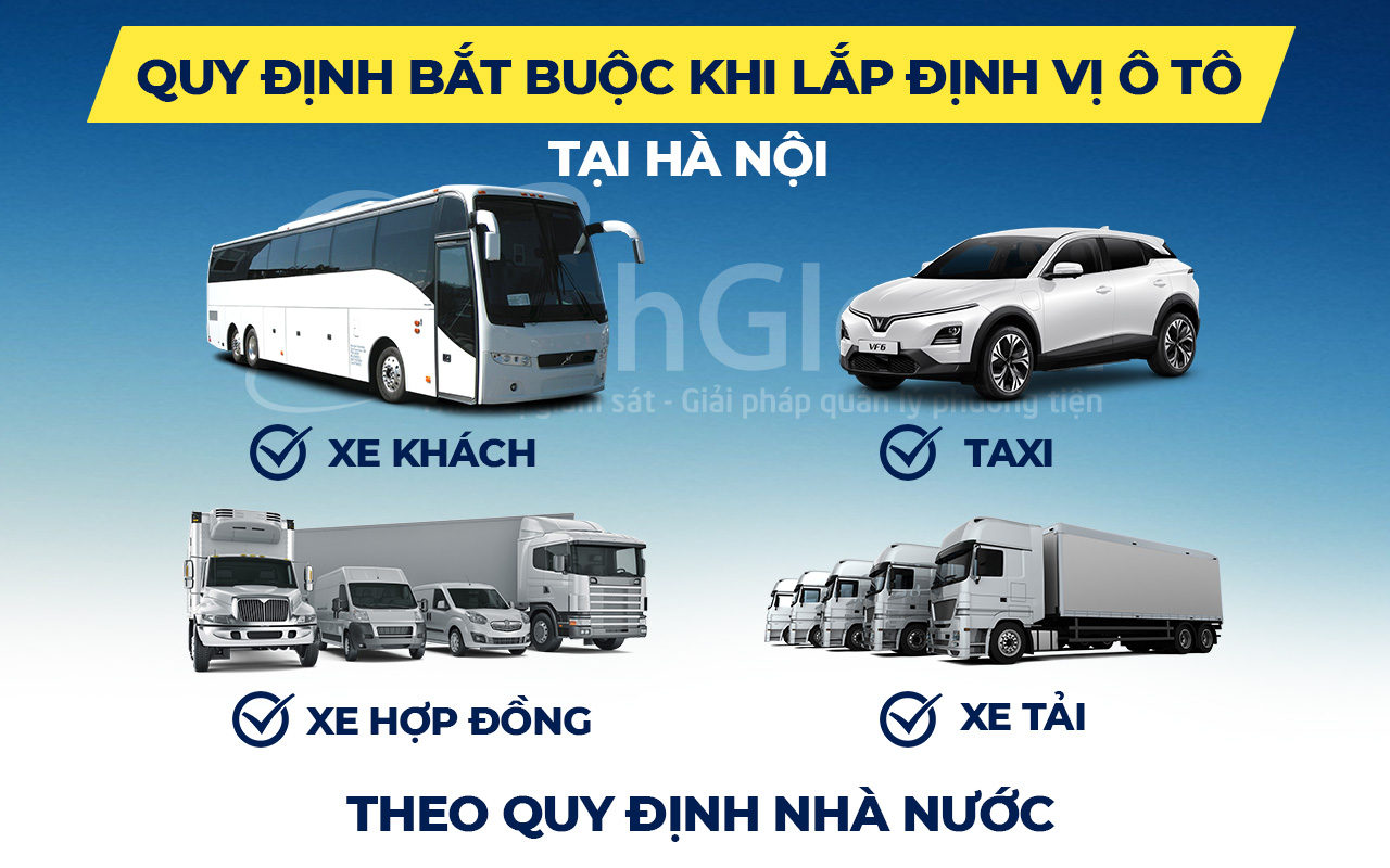 quy định bắt buộc khi lắp định vị ô tô tại hà nội
