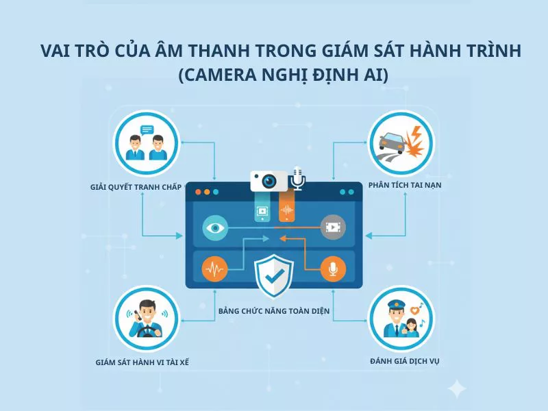 Vai trò của âm thanh trong giám sát hành trình