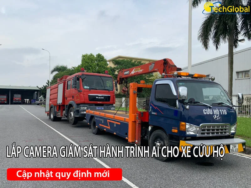 Quy định lắp camera giám sát AI cho xe cứu hộ giao thông