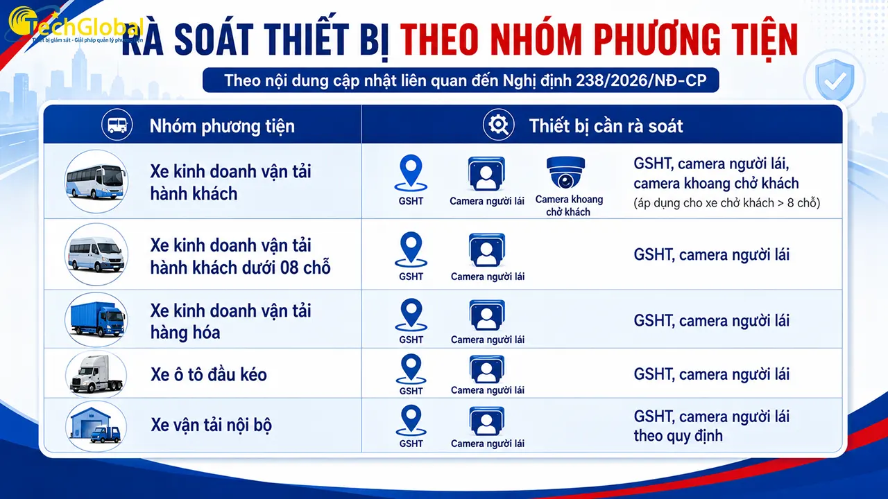 Nghị Định 238/2026/NĐ-CP ảnh hưởng đến nhóm xe nào?