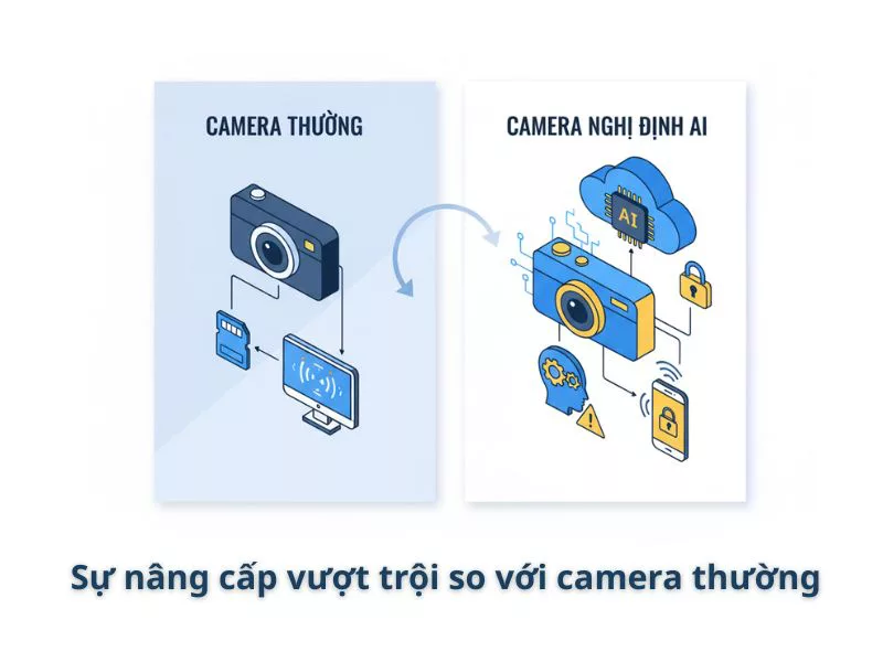 sự nâng cấp vượt trội so với camera thường