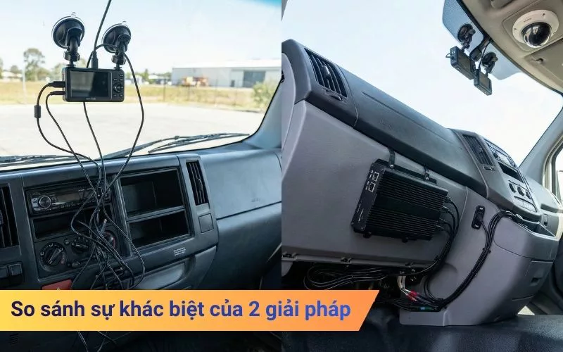 đối chiếu trực diện để doanh nghiệp thấy rõ sự khác biệt giữa đầu ghi và camera truyền thống