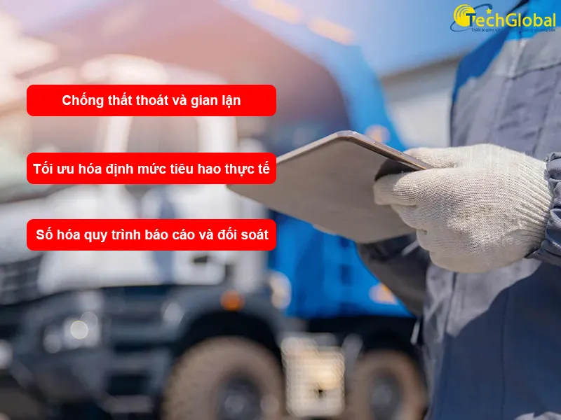 Tại sao việc quản lý xăng dầu từ xa lại quan trọng với đội xe công trình?