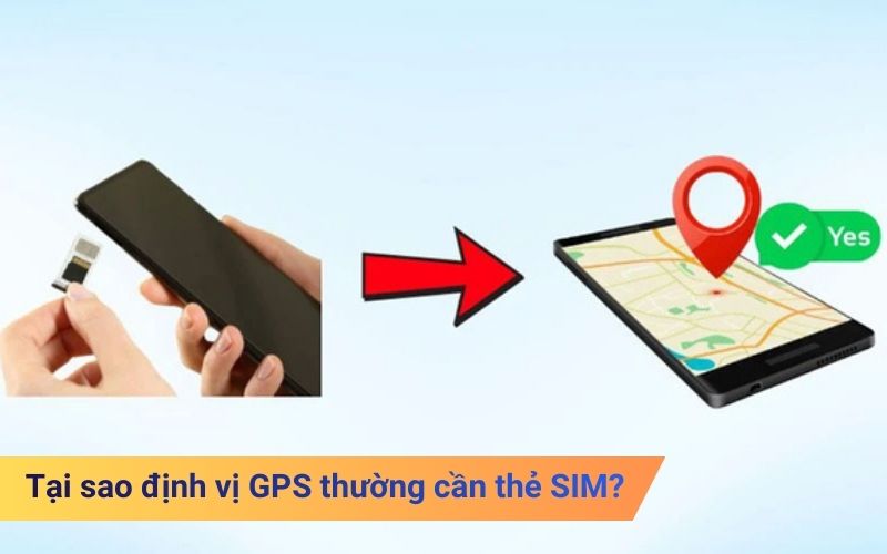 Tại sao định vị GPS thường cần thẻ SIM?