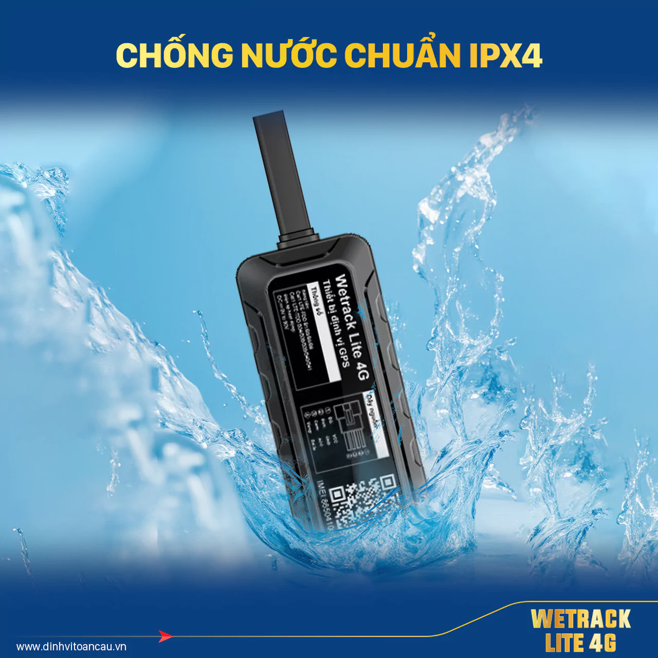 Chống Nước IPX4, Điện Áp Rộng