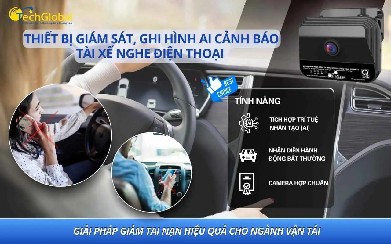 thiết bị giám sát, ghi hình ai cảnh báo tài xế nghe điện thoại là gì