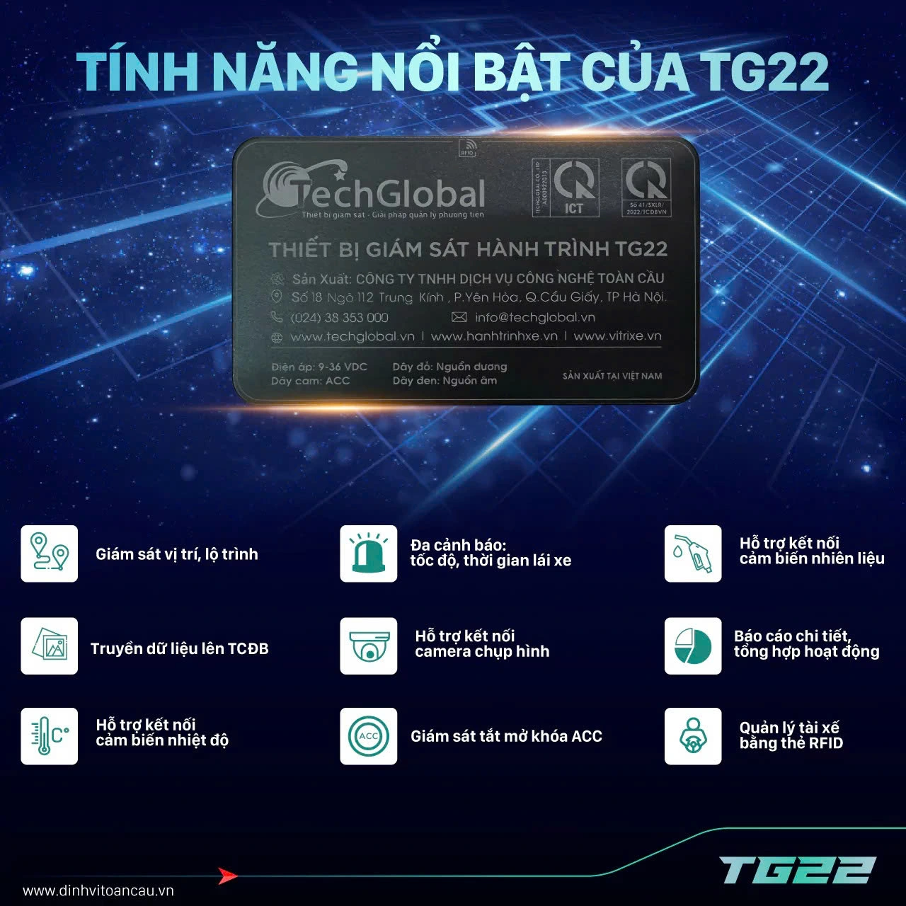 Thiết bị định vị 4G TG22