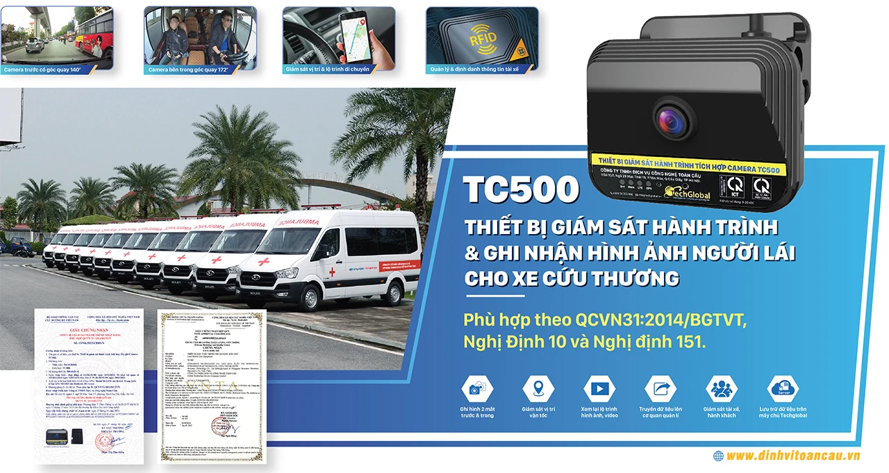 hiết bị Giám sát Hành trình TC500 - Giải pháp 