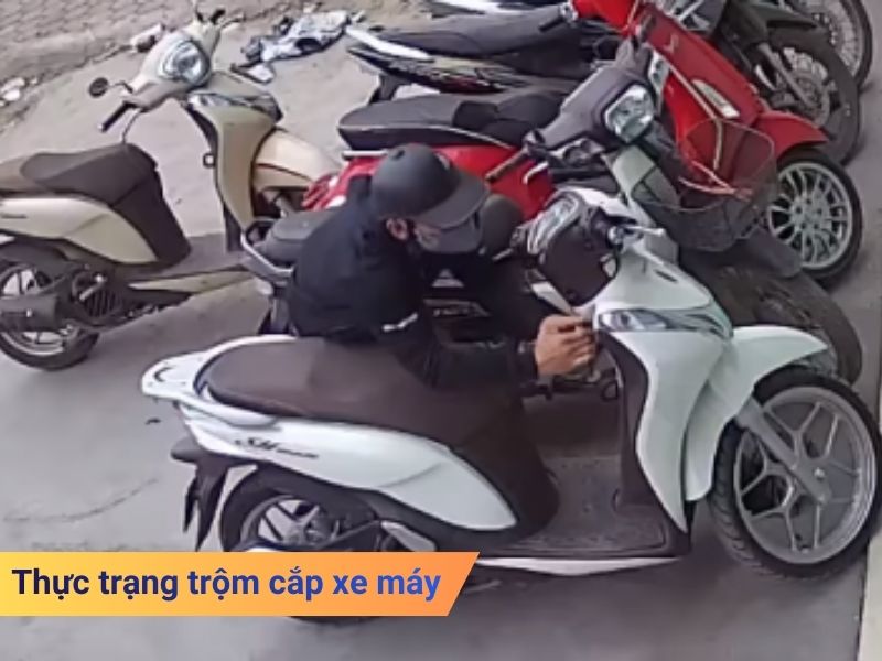 Thực trạng trộm cắp xe máy