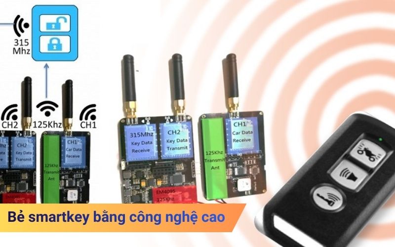 Bẻ smartkey bằng công nghệ cao