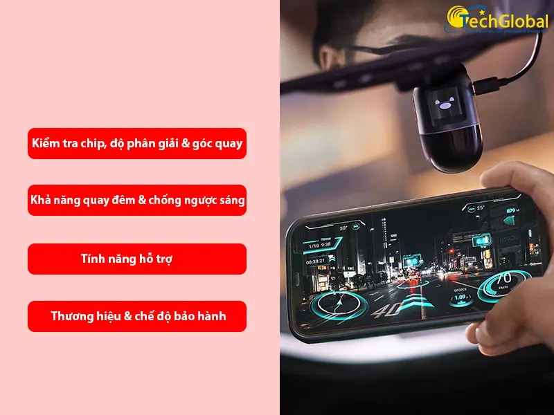 Tiêu chí chọn camera hành trình phù hợp cho xe tại TP.HCM