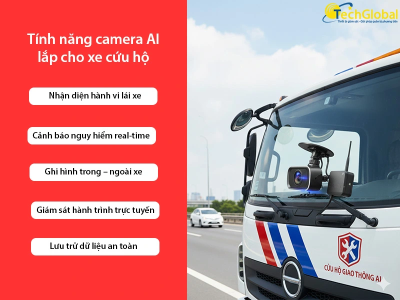 Tính năng camera giám sát hành trình xe AI